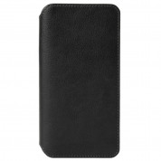 Krusell Pixbo 4 Card Slim Wallet Case - кожен калъф, тип портфейл за iPhone XR (черен) 2
