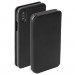Krusell Pixbo 4 Card Slim Wallet Case - кожен калъф, тип портфейл за iPhone XS, iPhone X (черен) 1