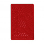 Impact Gel Grab Pad - лепяща се силиконова поставка за табло и гладки повърхности за мобилни телефони (червен)