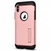 Spigen Slim Armor Case - хибриден кейс с поставка и най-висока степен на защита за iPhone XS, iPhone X (розово злато) 5