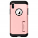 Spigen Slim Armor Case - хибриден кейс с поставка и най-висока степен на защита за iPhone XS, iPhone X (розово злато) 4