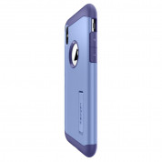 Spigen Slim Armor Case - хибриден кейс с поставка и най-висока степен на защита за iPhone XS, iPhone X (лилав) 5