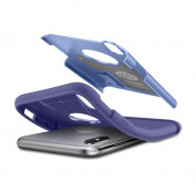 Spigen Slim Armor Case - хибриден кейс с поставка и най-висока степен на защита за iPhone XS, iPhone X (лилав) 1