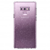 Spigen Liquid Crystal Glitter Case - тънък качествен термополиуретанов калъф за Samsung Galaxy Note 9 (прозрачен)  5
