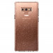 Spigen Liquid Crystal Glitter Case - тънък качествен термополиуретанов калъф за Samsung Galaxy Note 9 (прозрачен)  4