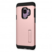 Spigen Tough Armor Case - хибриден кейс с най-висока степен на защита за Samsung Galaxy S9 (розово злато) 1