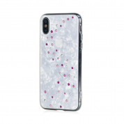 Bling My Thing Milky Way TPU Rose Sparkles Swarovski case for iPhone XS, iPhone X (white)