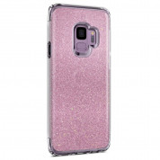 Spigen Slim Armor Glitter Case - хибриден кейс с най-висока степен на защита за Samsung Galaxy S9 (розов) 5