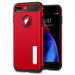 Spigen Slim Armor Case - хибриден кейс с поставка и най-висока степен на защита за iPhone 8 Plus, iPhone 7 Plus (червен) 1
