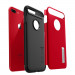 Spigen Slim Armor Case - хибриден кейс с поставка и най-висока степен на защита за iPhone 8 Plus, iPhone 7 Plus (червен) 3