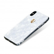 Bling My Thing TPU Treasure Gold Skull Swarovski case for iPhone XS, iPhone X (white) 2