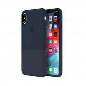 Incipio NGP Case - удароустойчив силиконов калъф за iPhone XS Max (син)