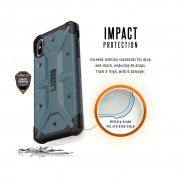 Urban Armor Gear Pathfinder - удароустойчив хибриден кейс за iPhone XS Max (син) 5