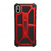 Urban Armor Gear Monarch Case - удароустойчив хибриден кейс за iPhone Xs Max (червен) 1