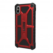 Urban Armor Gear Monarch Case - удароустойчив хибриден кейс за iPhone Xs Max (червен)
