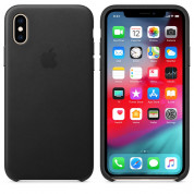 Apple iPhone Leather Case for iPhone XS (black) 1