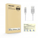 TeckNet P6010 Apple MFi Certified Lightning to USB Cable 10cm. - изключително здрав и качествен плетен Lightning кабел за iPhone, iPad, iPod с Lightning (10 см.) (сребрист) 4