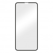 Displex Real Glass 10H Protector 3D Full Cover - калено стъклено защитно покритие за дисплея на iPhone 11, iPhone XR (черен-прозрачен) 1