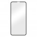Displex Real Glass 10H Protector 3D Full Cover - калено стъклено защитно покритие за дисплея на iPhone 11, iPhone XR (черен-прозрачен) 2
