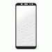 Displex Real Glass 10H Protector 3D Full Cover - калено стъклено защитно покритие за дисплея на Samsung Galaxy A6 Plus (2018) (черен-прозрачен) 2