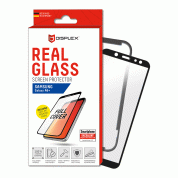 Displex Real Glass 10H Protector 3D Full Cover - калено стъклено защитно покритие за дисплея на Samsung Galaxy A6 Plus (2018) (черен-прозрачен)