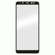 Displex Real Glass 10H Protector 3D Full Cover - калено стъклено защитно покритие за дисплея на Samsung Galaxy A8 Plus (2018) (черен-прозрачен) 2
