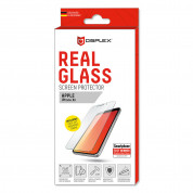 Displex Real Glass 10H Protector 2D - калено стъклено защитно покритие за дисплея на iPhone 11, iPhone XR (прозрачен) 2
