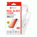 Displex Real Glass 10H Protector 2D with TPU Case - силиконов калъф и калено стъклено защитно покритие за дисплея на iPhone XS, iPhone X (прозрачен) 1