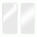 Displex Real Glass 10H Protector 2D with TPU Case - силиконов калъф и калено стъклено защитно покритие за дисплея на iPhone XS, iPhone X (прозрачен) 2