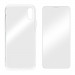 Displex Real Glass 10H Protector 2D with TPU Case - силиконов калъф и калено стъклено защитно покритие за дисплея на iPhone XS Max (прозрачен) 2