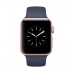 Apple Sport Band S/M & M/L - оригинална силиконова каишка за Apple Watch 42мм, 44мм (тъмносин) (reconditioned) (Apple Box) 2