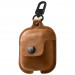TwelveSouth AirSnap Leather Case - кожен калъф (ествествена кожа) за Apple AirPods и Apple AirPods 2 (кафяв) 1