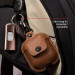 TwelveSouth AirSnap Leather Case - кожен калъф (ествествена кожа) за Apple AirPods и Apple AirPods 2 (кафяв) 6