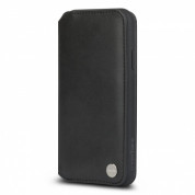 Moshi Overture Case - кожен/текстилен калъф, тип портфейл и поставка за iPhone XS Max (черен) 1