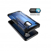 i-Blason SUPCASE Unicorn Beetle Hybrid Protective Clear Case - удароустойчив хибриден кейс за Samsung Galaxy S9 (син) 4
