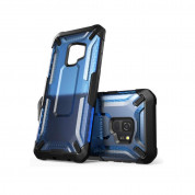 i-Blason SUPCASE Unicorn Beetle Hybrid Protective Clear Case - удароустойчив хибриден кейс за Samsung Galaxy S9 (син) 2