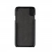 Bugatti Londra Full Grain Case - кожен (естесвена кожа) кейс с джоб за кредитна карта за iPhone XS, iPhone X (черен) 3