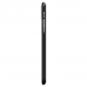 Spigen Thin Fit Case - качествен тънък матиран кейс за iPhone XR (черен) 3