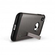 Spigen Slim Armor Case - хибриден кейс с поставка и най-висока степен на защита за iPhone XS Max (сив) 4