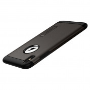 Spigen Slim Armor Case - хибриден кейс с поставка и най-висока степен на защита за iPhone XS Max (сив) 5