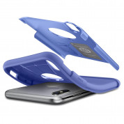 Spigen Slim Armor Case - хибриден кейс с поставка и най-висока степен на защита за iPhone XS Max (лилав) 5