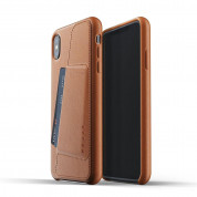 Mujjo Leather Wallet Case for iPhone XS Max (brown)