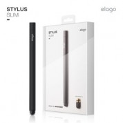 Elago Stylus Pen Slim - алуминиева писалка за iPhone, iPad, iPod и капацитивни дисплеи (черен)