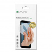 4smarts Hybrid Flex Glass Screen Protector - хибридно защитно покритие за дисплея на Samsung Galaxy A6 Plus (2018) (прозрачен)