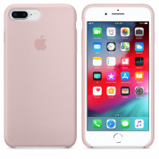 Apple Silicone Case - оригинален силиконов кейс за iPhone 8 Plus, iPhone 7 Plus (розов пясък) 1