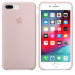 Apple Silicone Case - оригинален силиконов кейс за iPhone 8 Plus, iPhone 7 Plus (розов пясък) 2