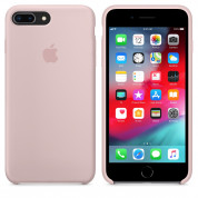 Apple Silicone Case - оригинален силиконов кейс за iPhone 8 Plus, iPhone 7 Plus (розов пясък) 3