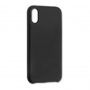 4smarts Cupertino Silicone Case - тънък силиконов (TPU) калъф за iPhone XS Max (черен)