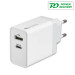 4smarts Wall Charger VoltPlug PD 30W - захранване за ел. мрежа с USB-A изход и USB-C изход (30W) (бял) 1