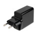 4smarts Travel Charger Set VoltPlug QC/PD 18W - захранване за ел. мрежа с USB-A изход и USB-C изход с адаптори за USA и UK стандарт (18W) (черен) 3